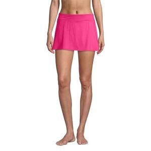 Lands End Swim Skirt Bottoms Women's Size 18W Chlorine Resistant Fuchsia Excelle